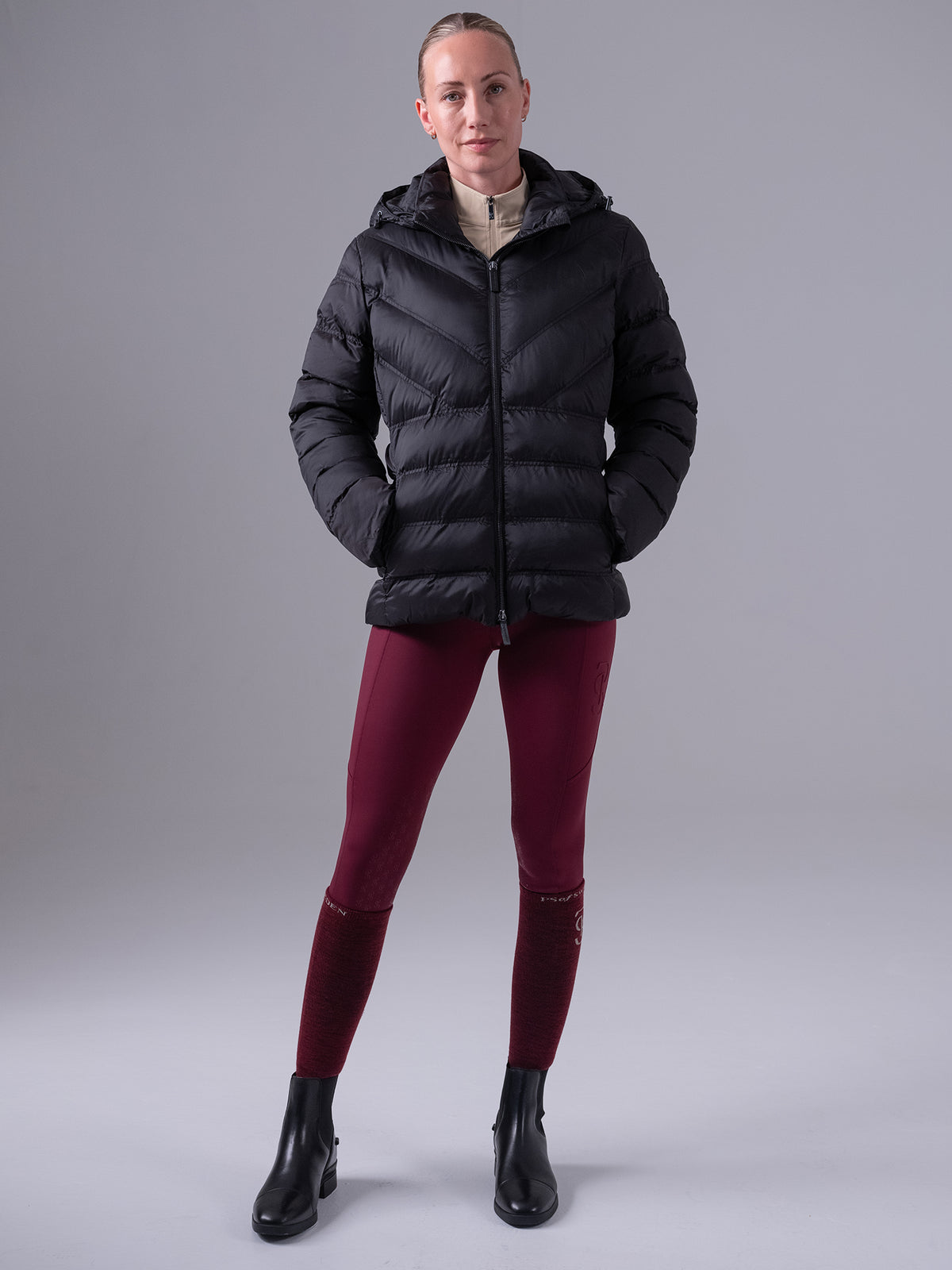 Penelope Puffer Jacket - Black