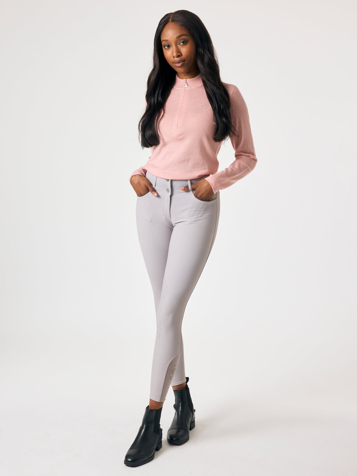 Erin Equimerino Base Layer Hortensia pink