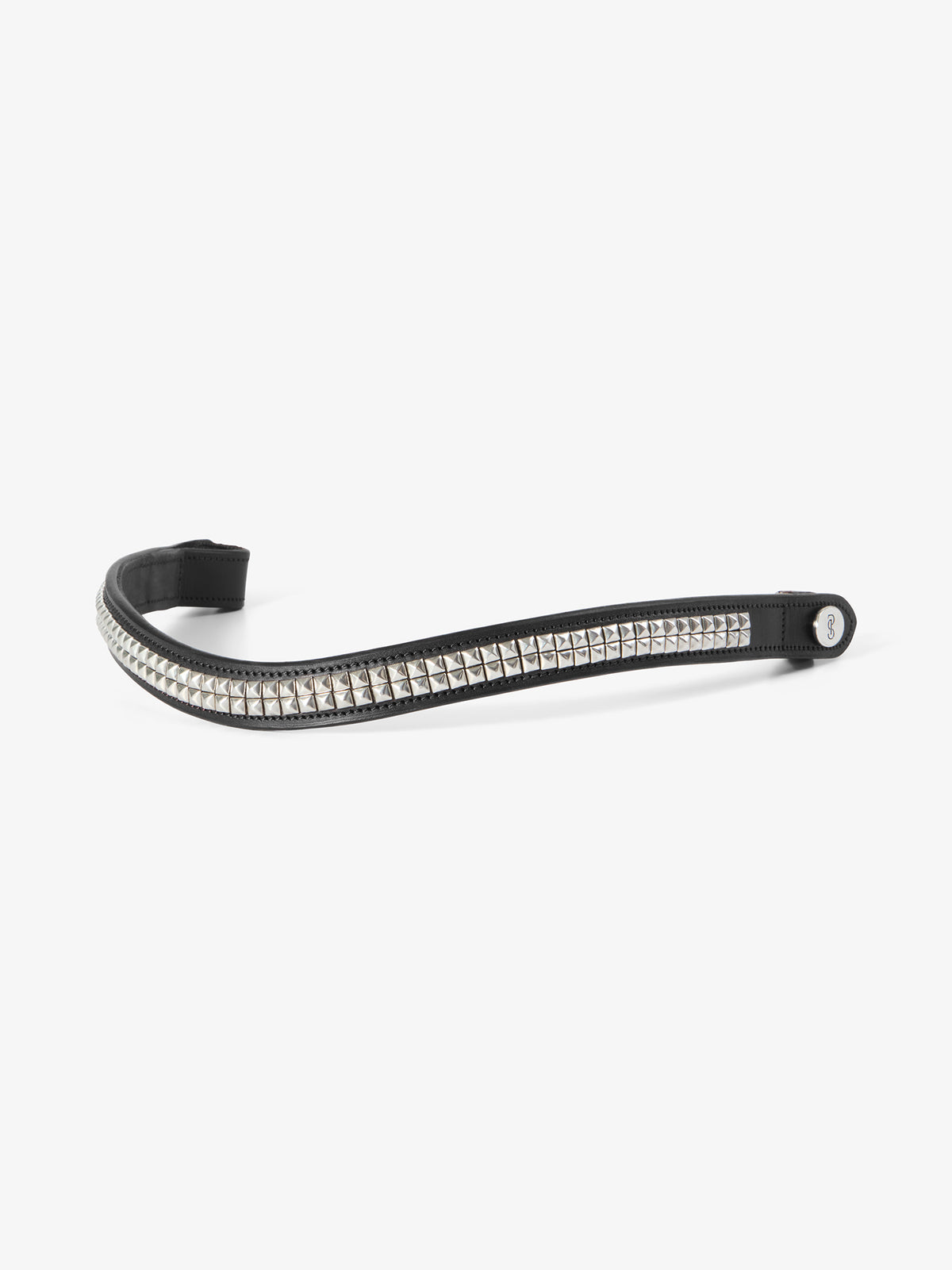 Stud Browband Brown Leather