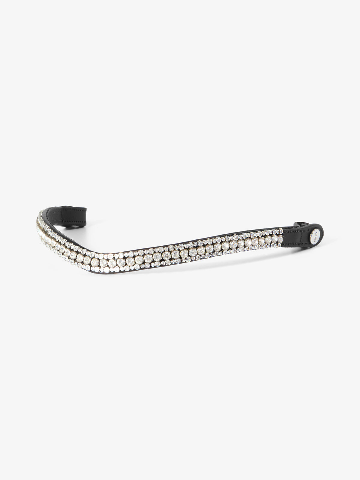 Dazzling Holiday Browband - Black Leather