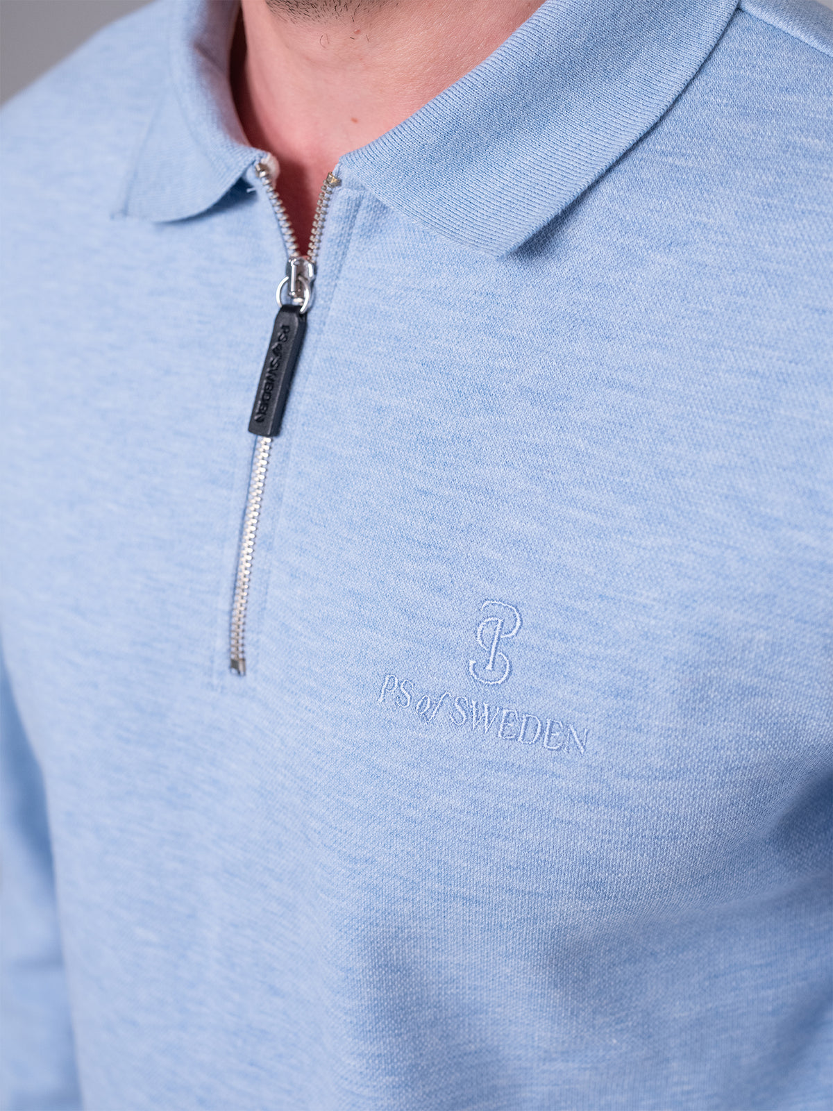 Oliver Polo Shirt Blue Melange