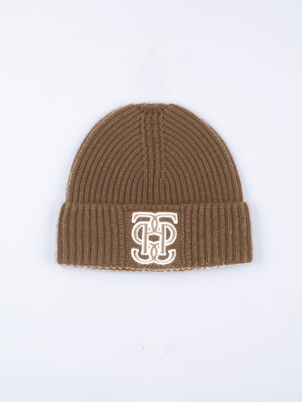 Rio Twill Monogram Beanie Camel