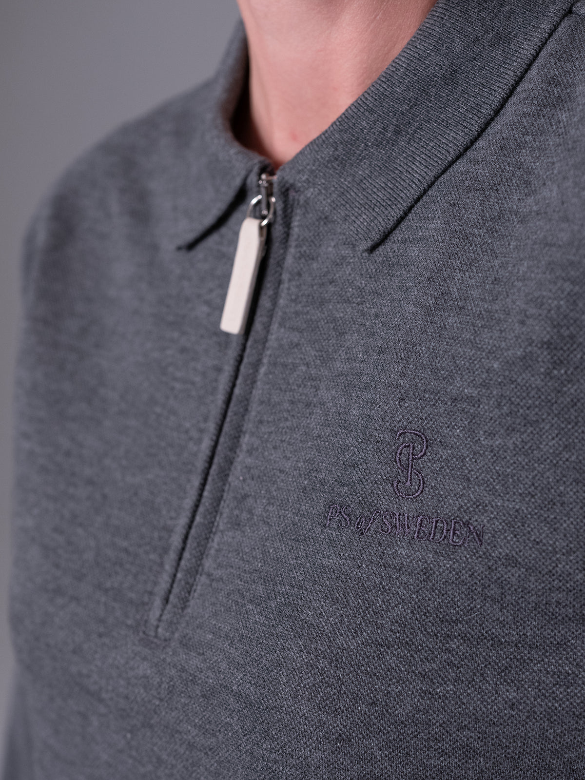 Olivia Polo Shirt Dark grey melange