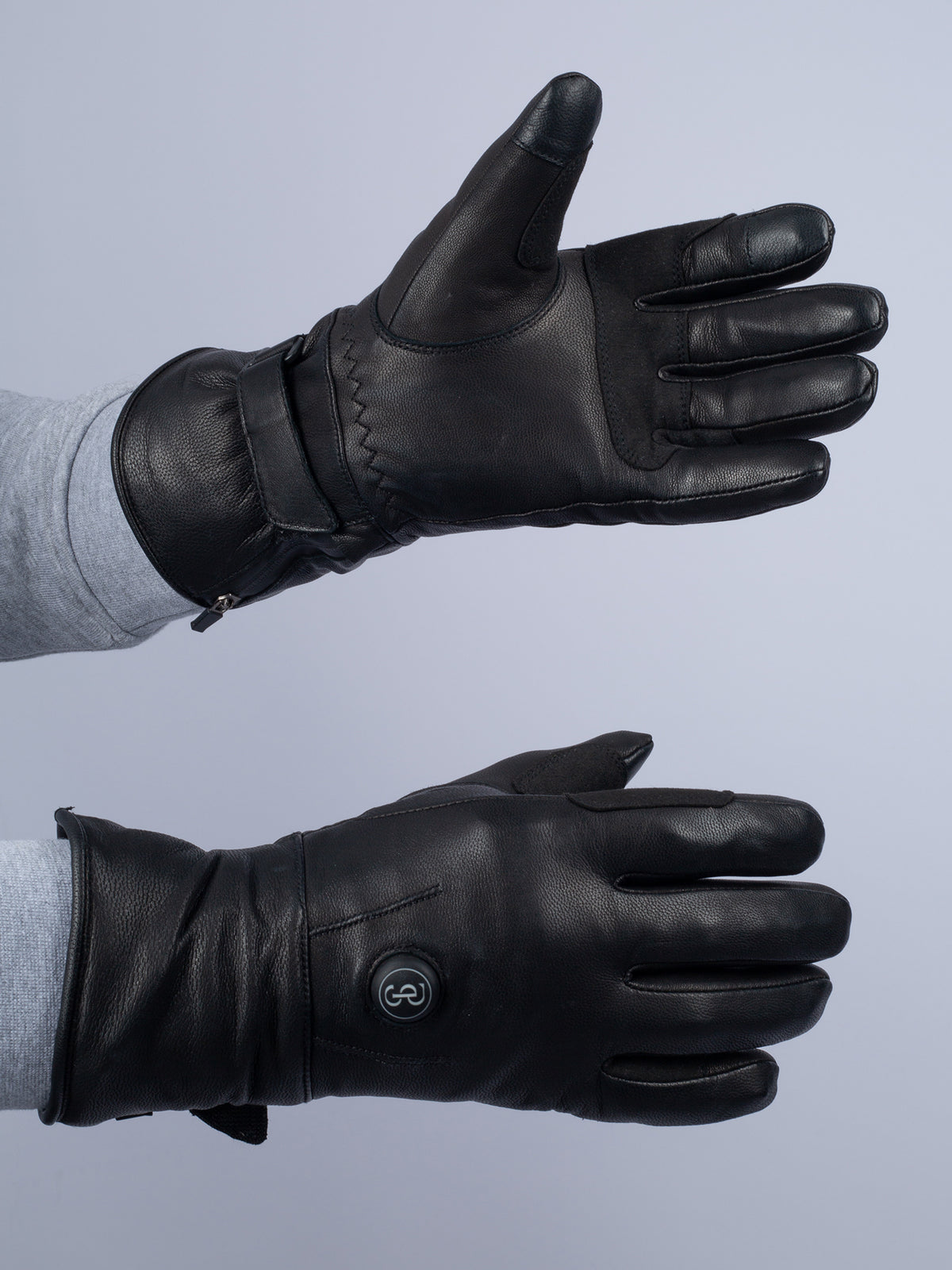 Heated Riding Gloves Black