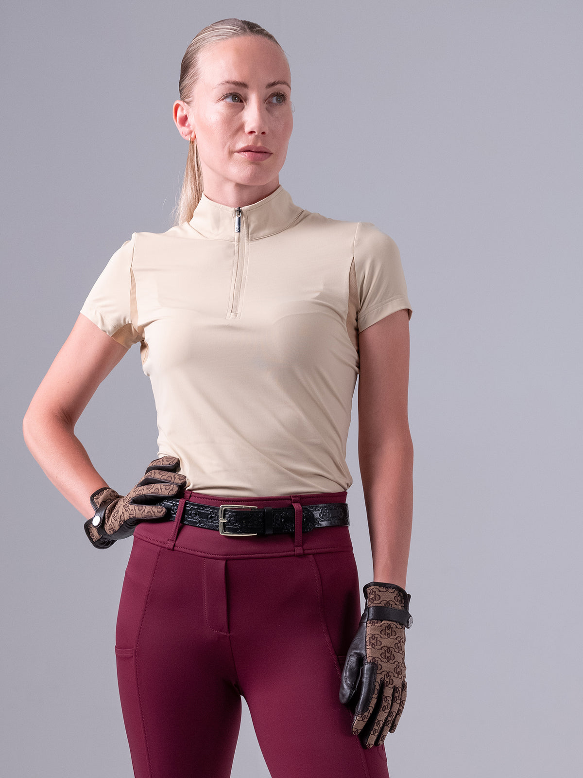 Monogram-Reit-Handschuhe