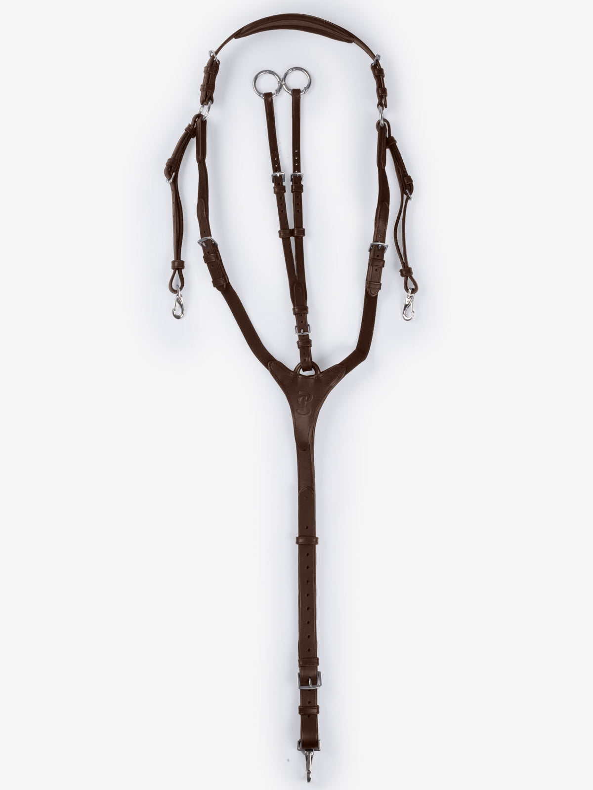 Beijing Elastic Breastplate Brown Leather