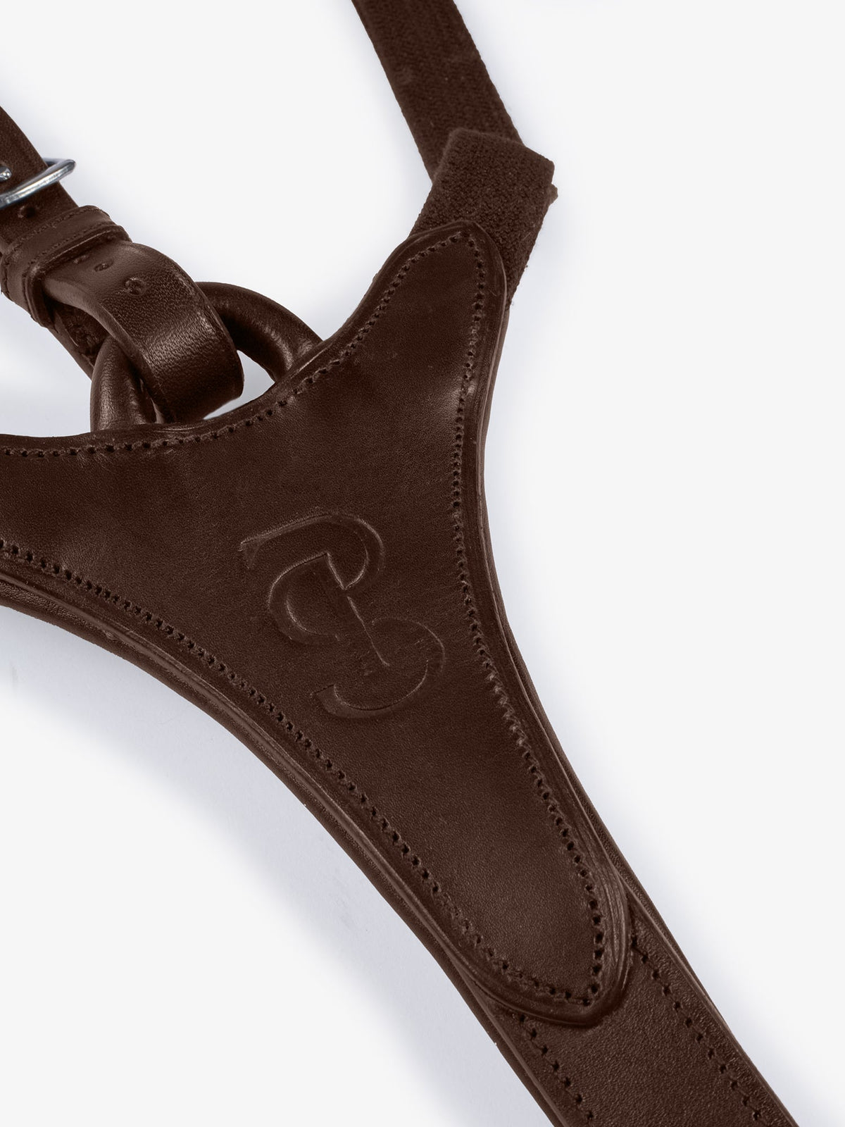 Beijing Elastic Breastplate Brown Leather