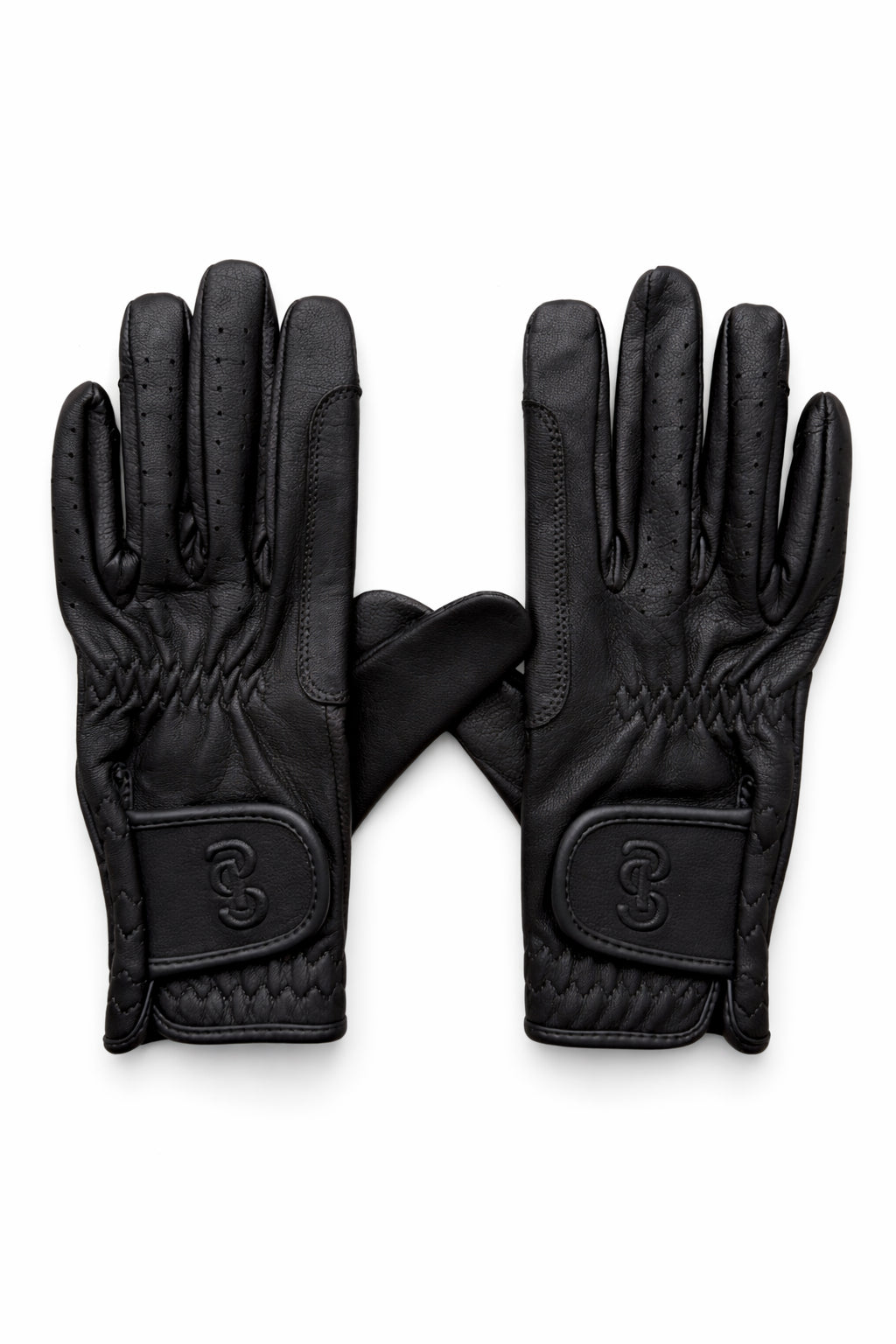 Soft Leather Riding Gloves Black