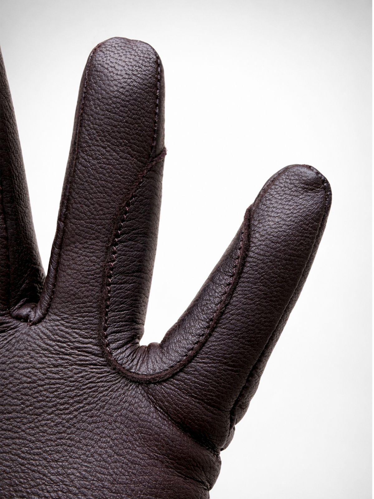 Soft Leather Riding Gloves Brown