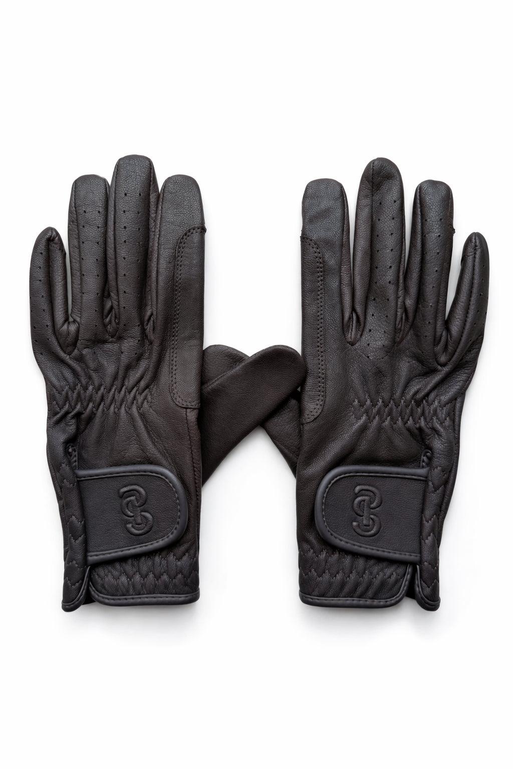 Soft Leather Riding Gloves Brown