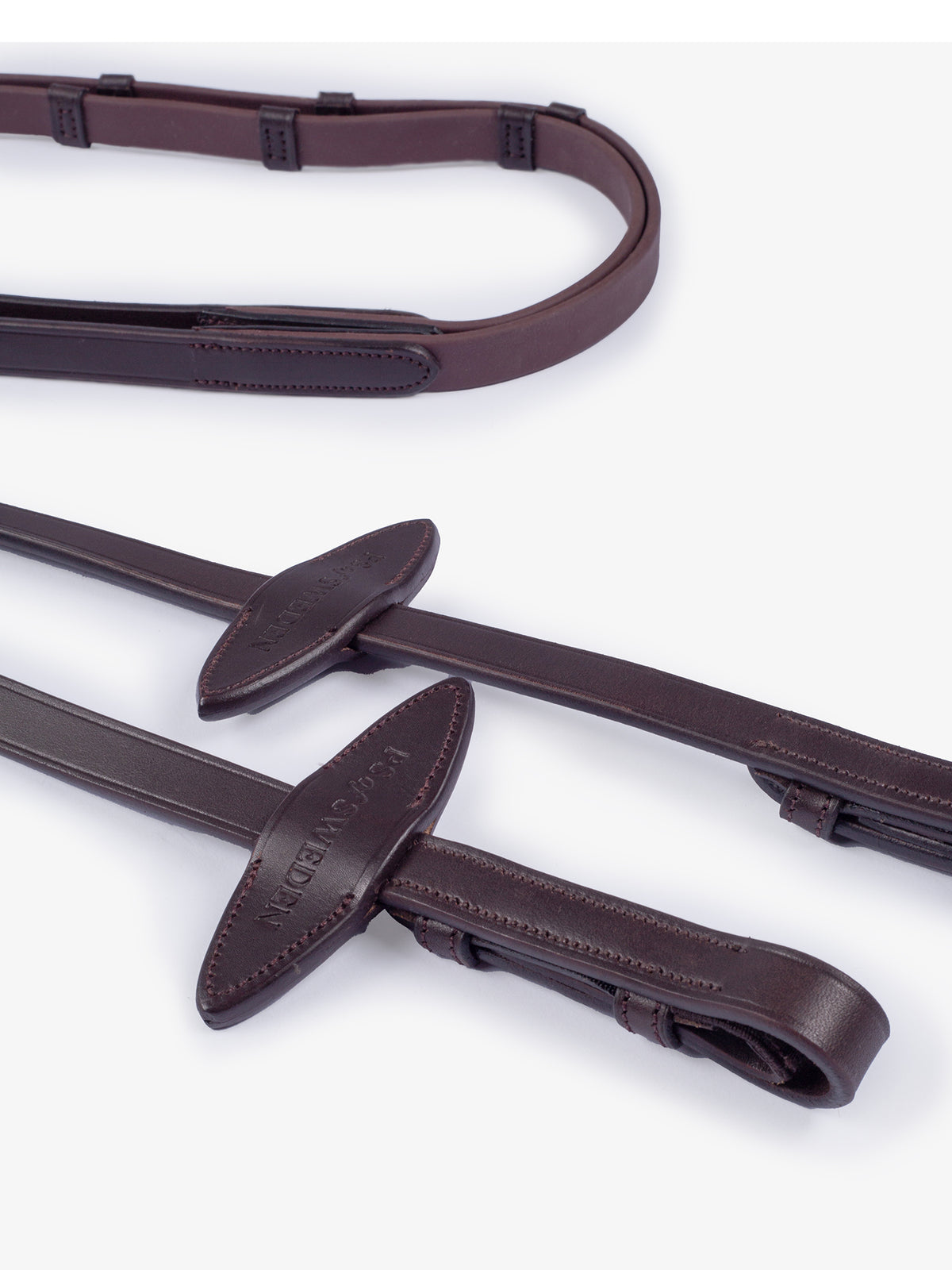 Reins Rubber Rome Brown Leather
