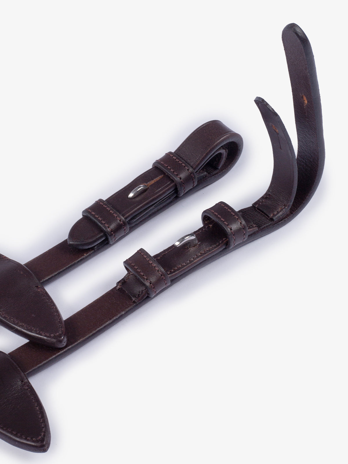 Reins Rubber Rome Brown Leather