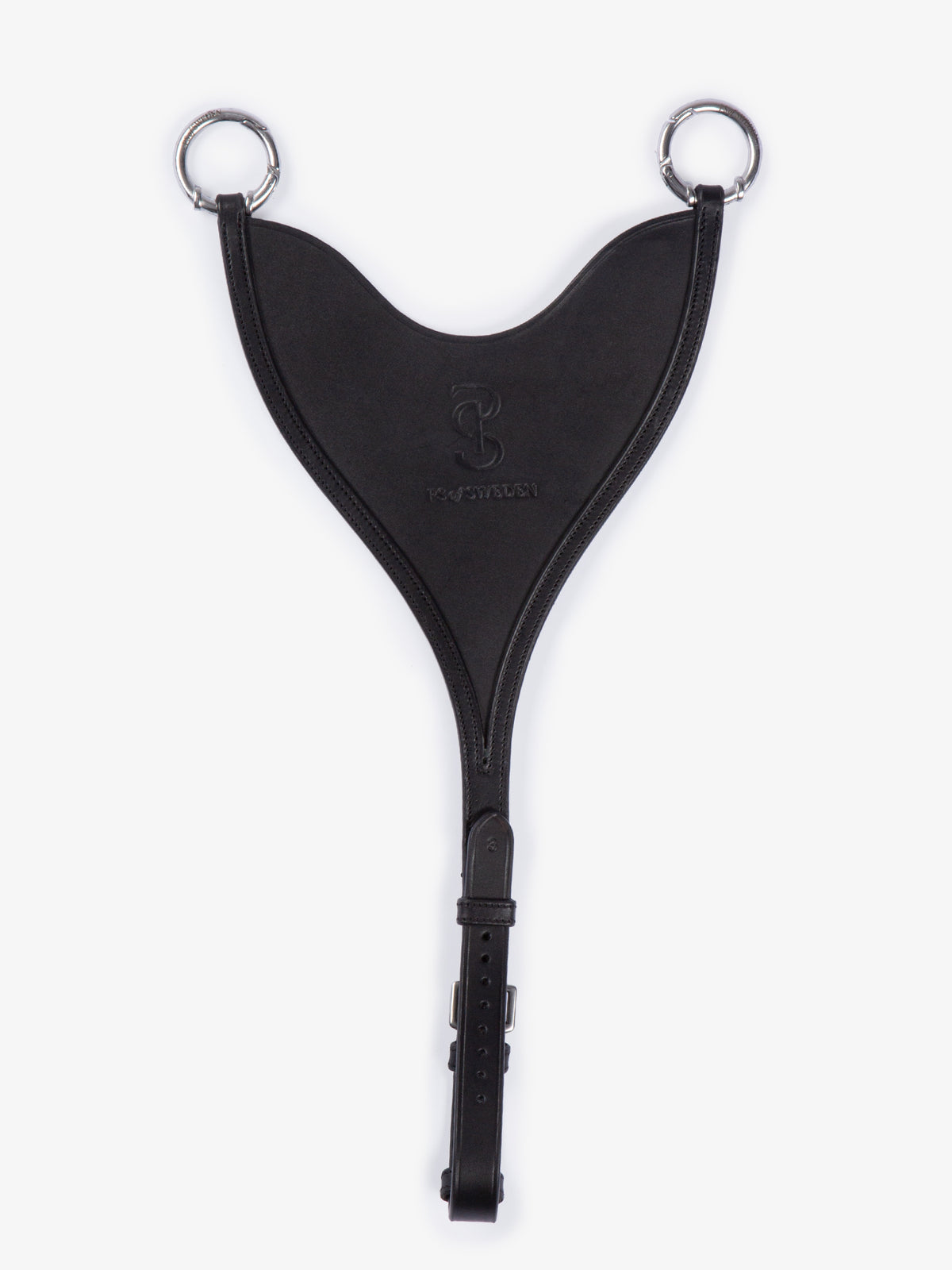 Mexico Martingale Bib Black Leather