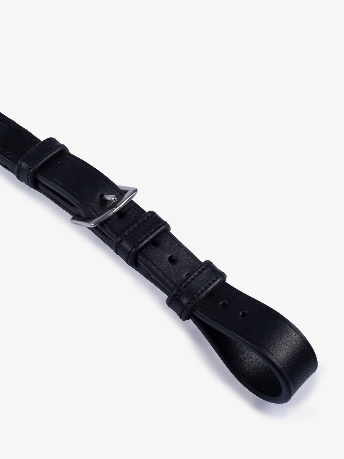 Mexico Martingale Bib Black Leather