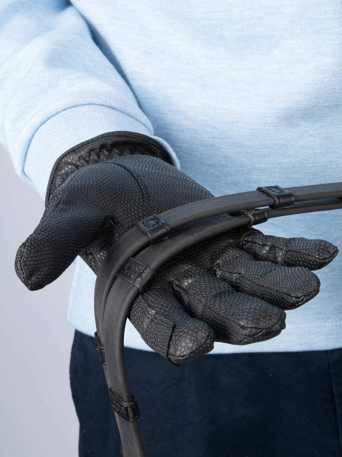 Men's Grip Riding Gloves Black