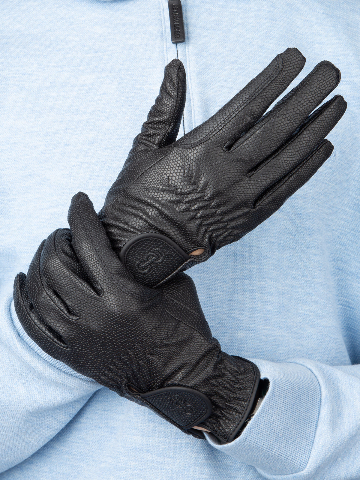 Men's Grip Riding Gloves Black