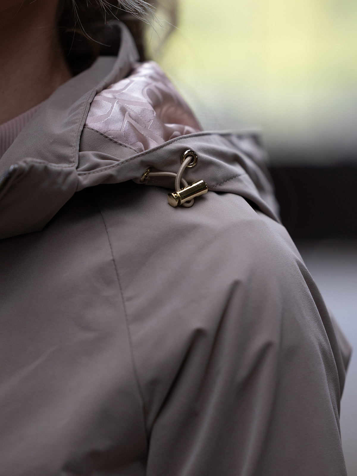 Dinja x PS Windbreaker Jacket Greige