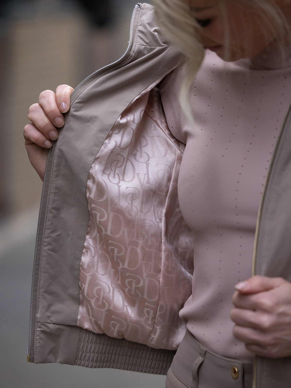 Dinja x PS Windbreaker Jacket Greige