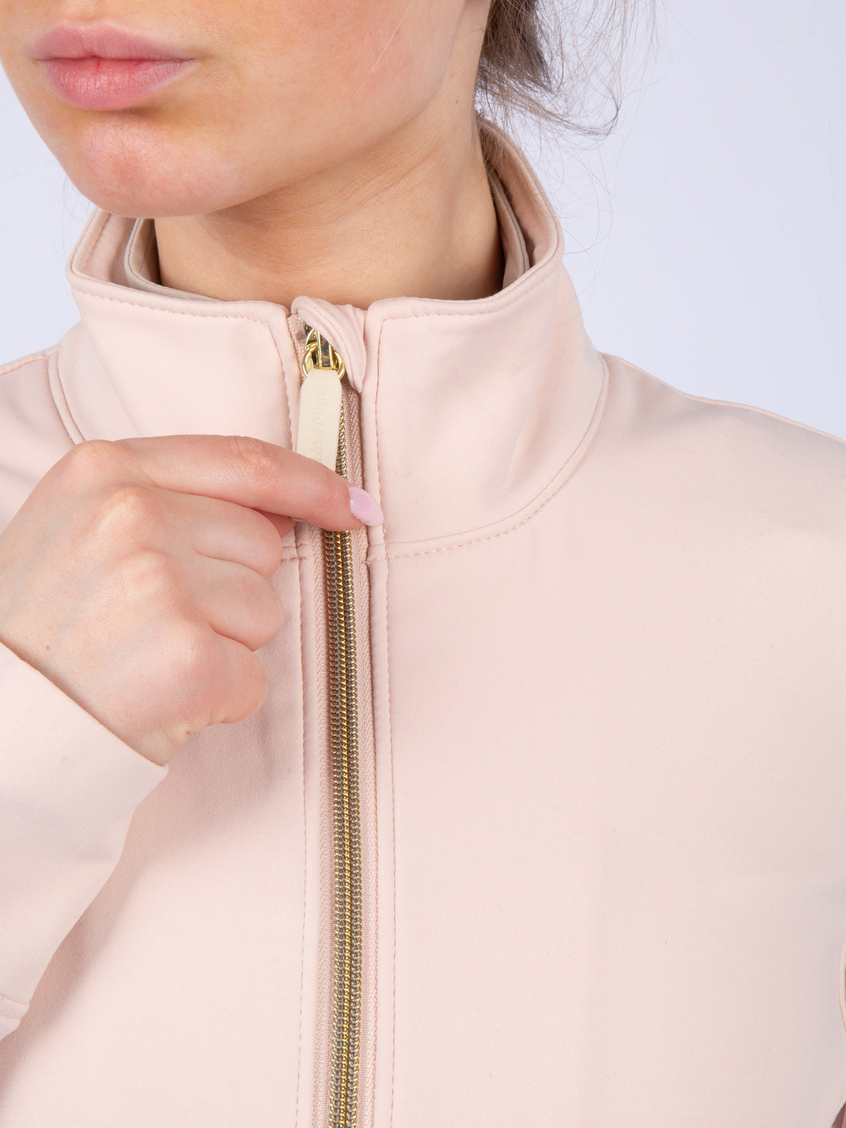 Dinja x PS Oakley Zip Mid Layer Powder rose