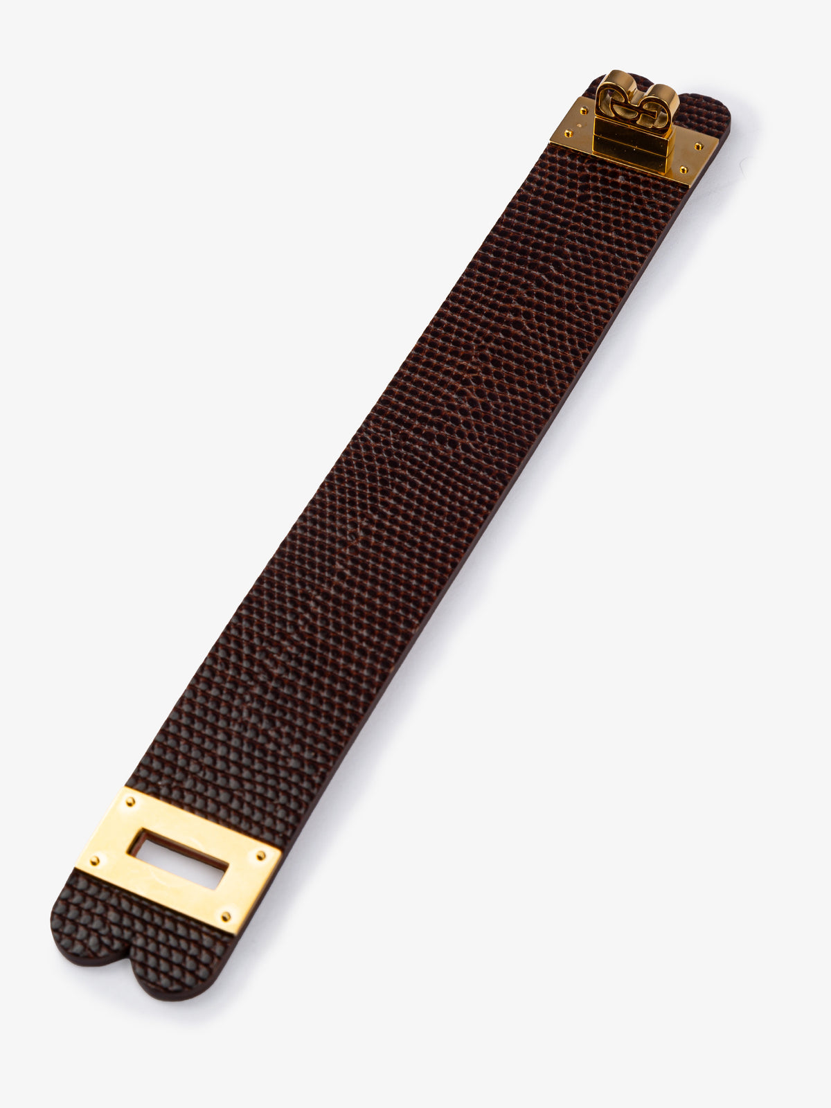Byborn x PS Leather Bracelet Brown I Gold