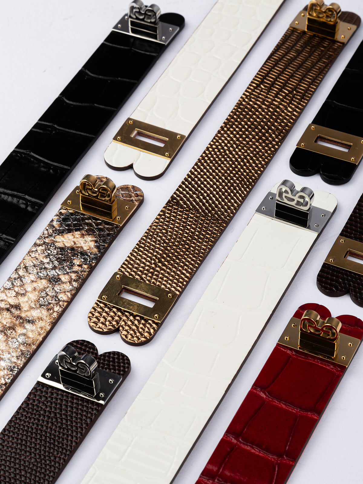 Byborn x PS Leather Bracelet - Black Gold
