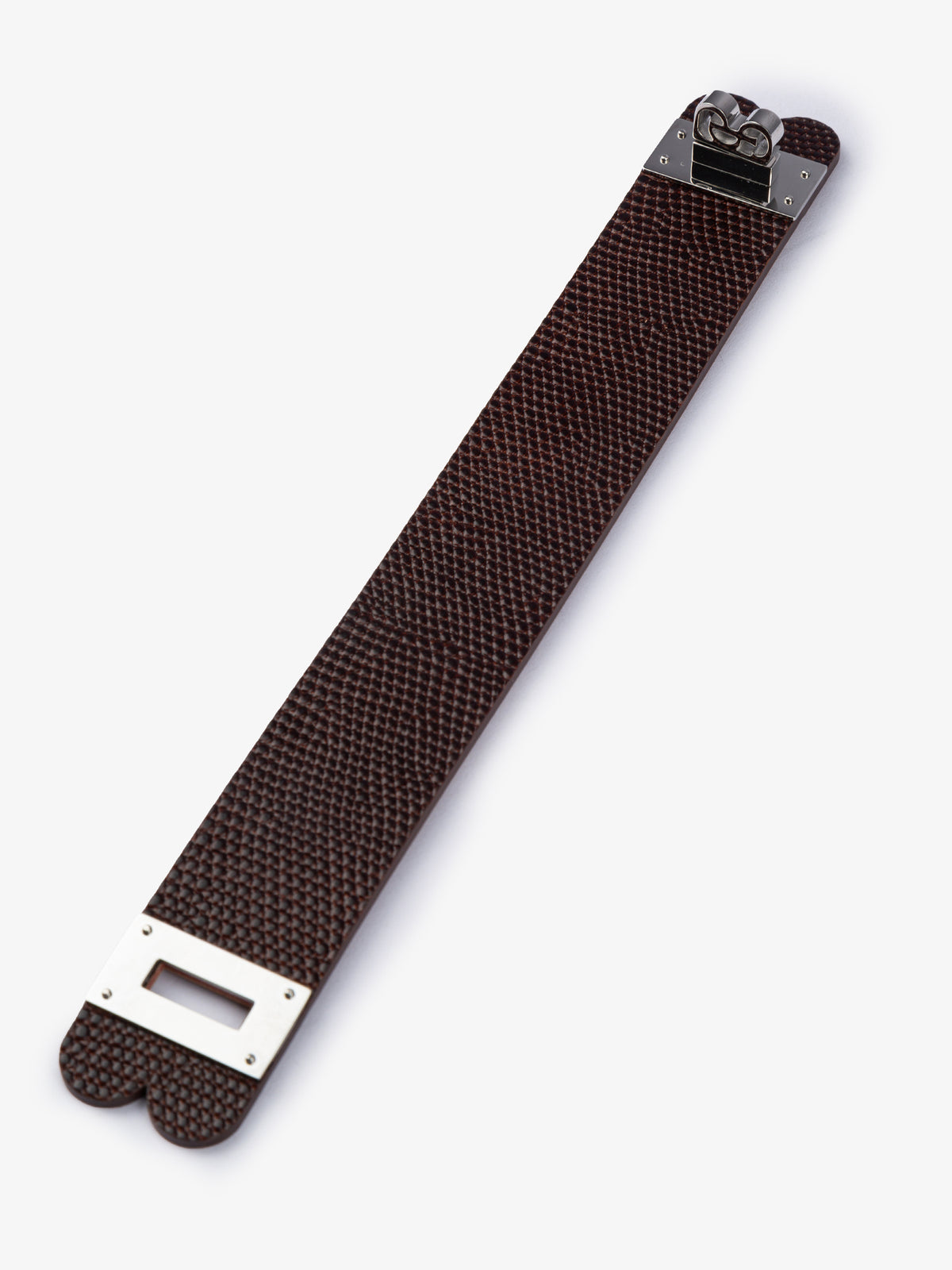 Byborn x PS Leather Bracelet Brown I Silver