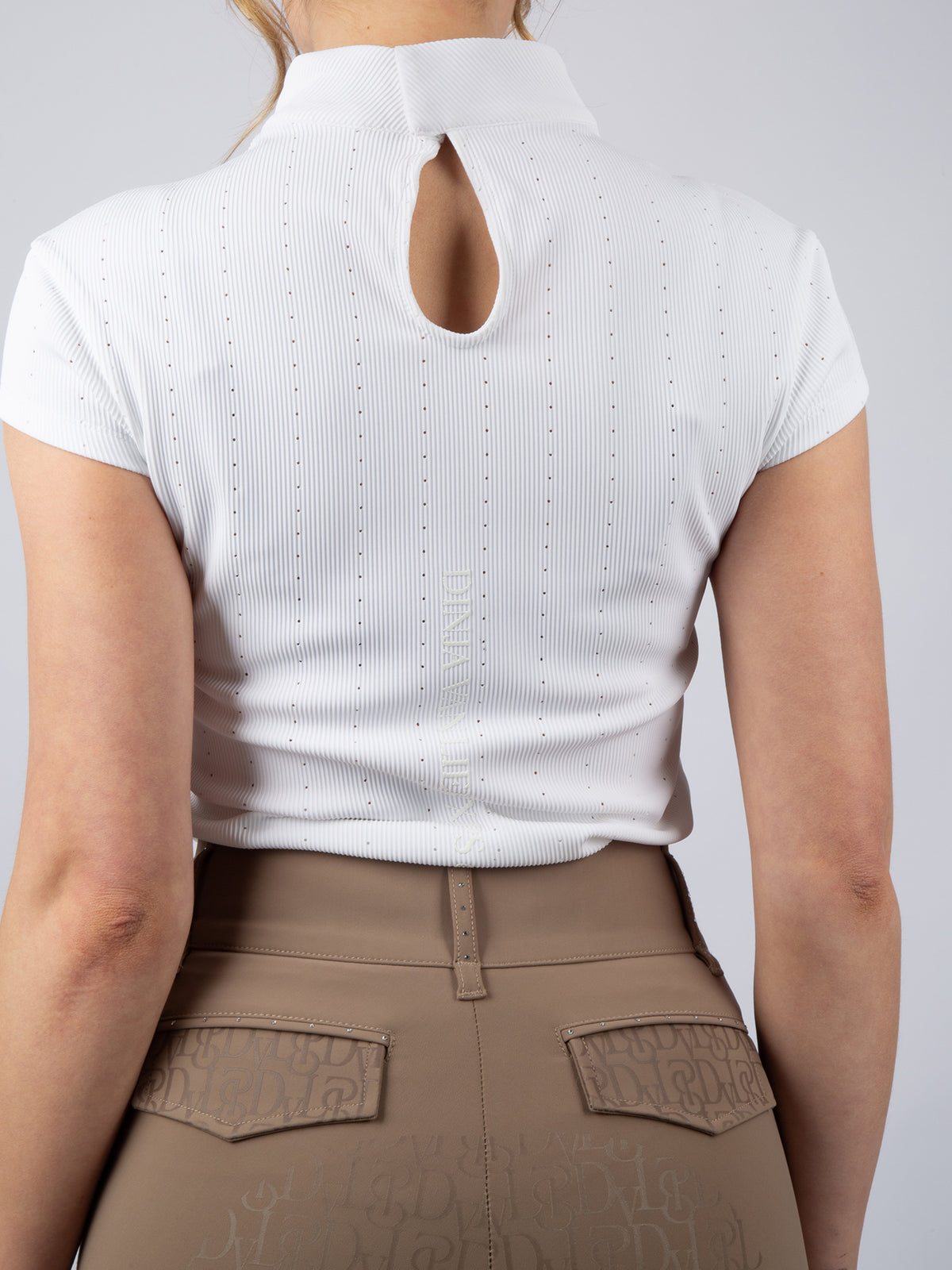 Dinja x PS SS Ventilated Top White