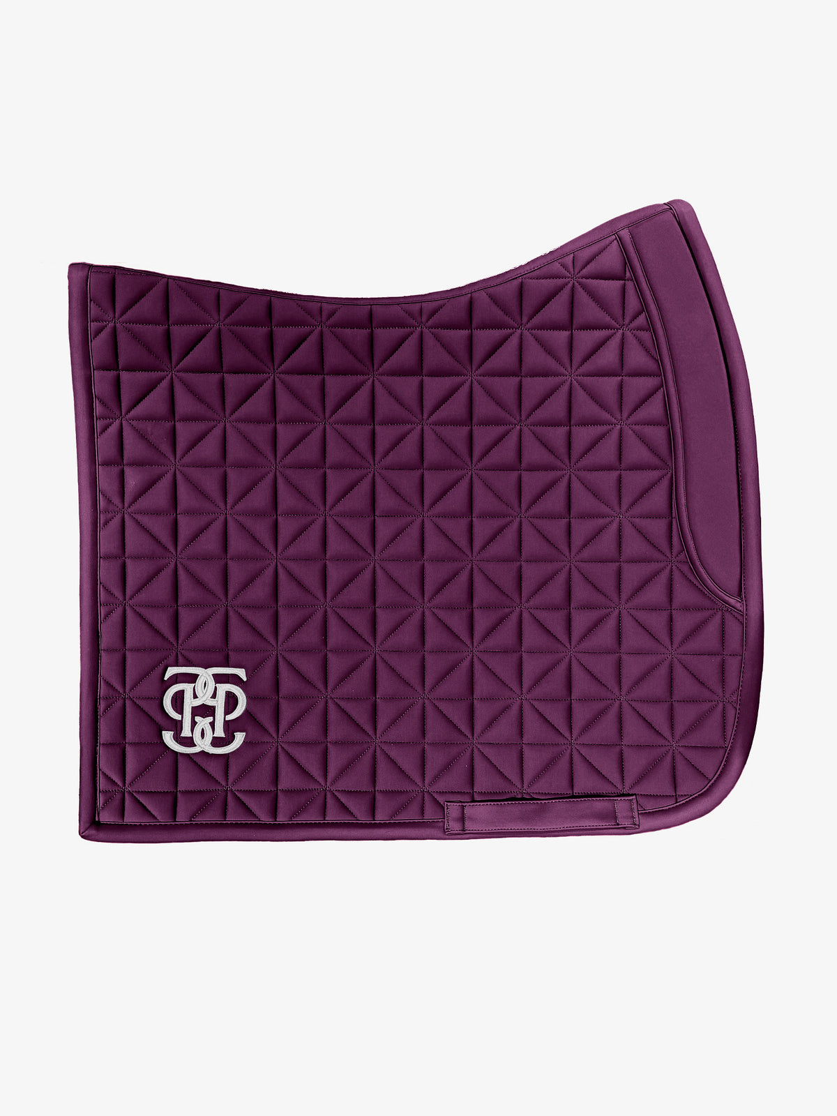 Diamond Quilt Dressage Saddle Pad Plum