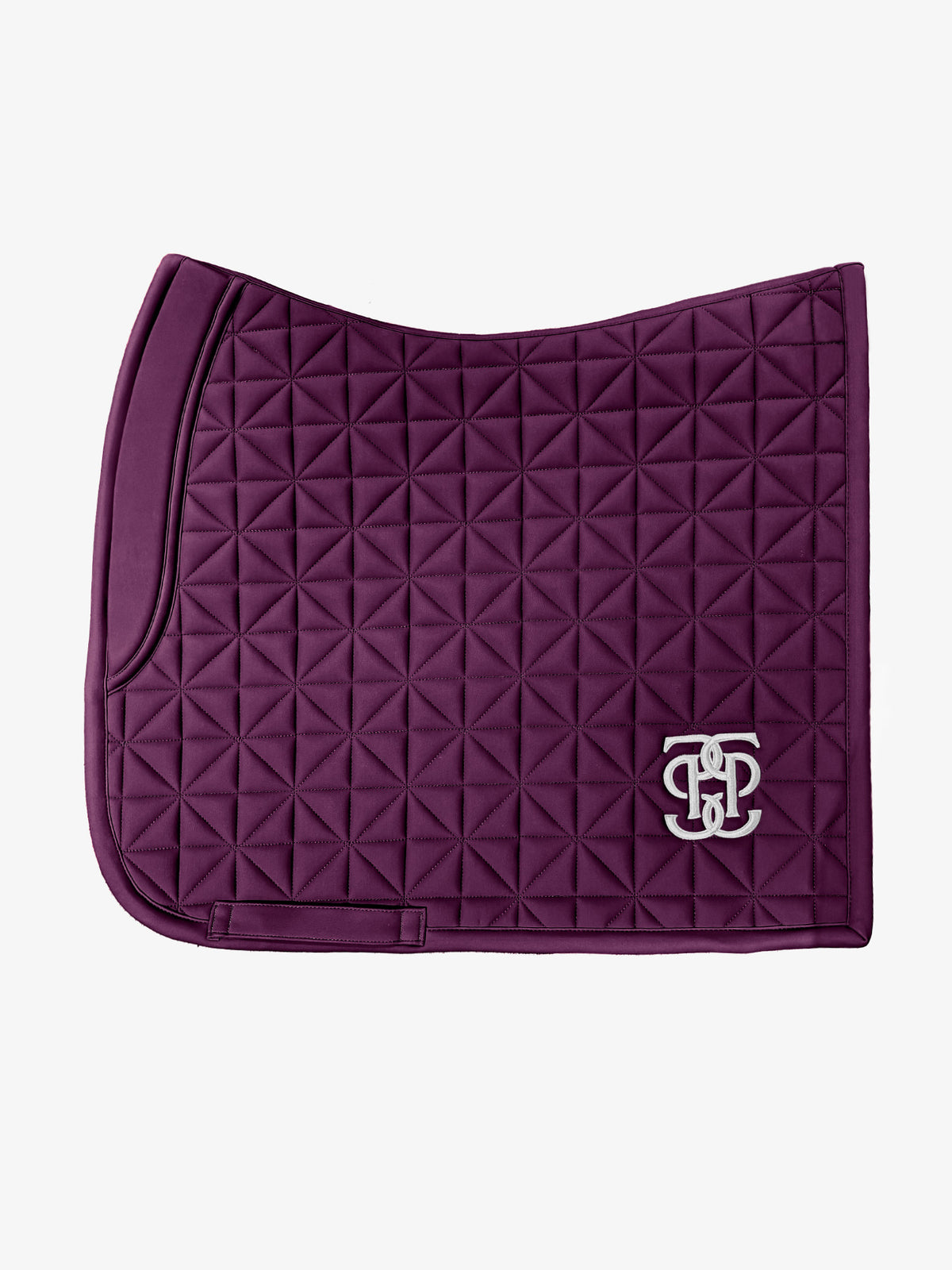Diamond Quilt Dressage Saddle Pad Plum