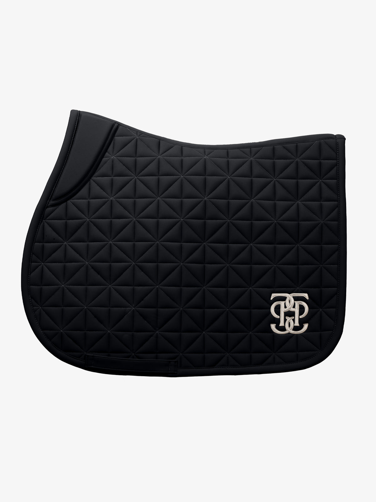Diamond Quilt Jump Saddle Pad Black