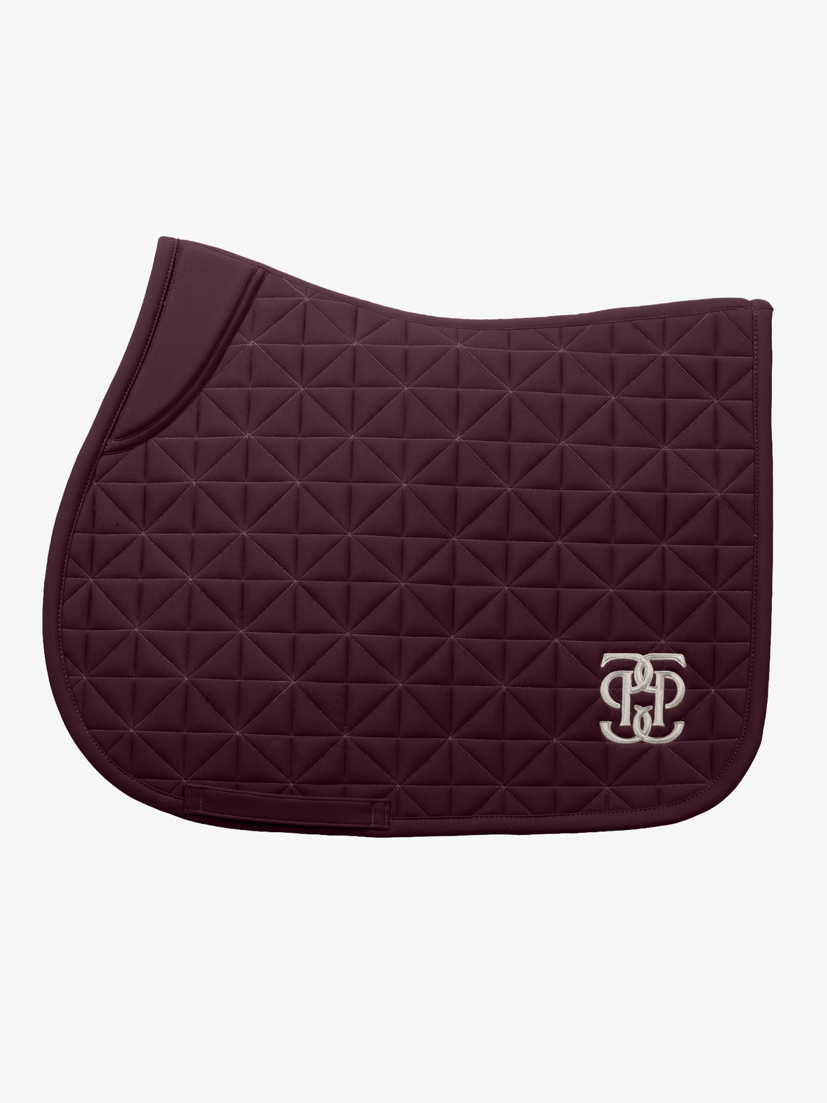 Diamond Quilt Jump Saddle Pad Plum