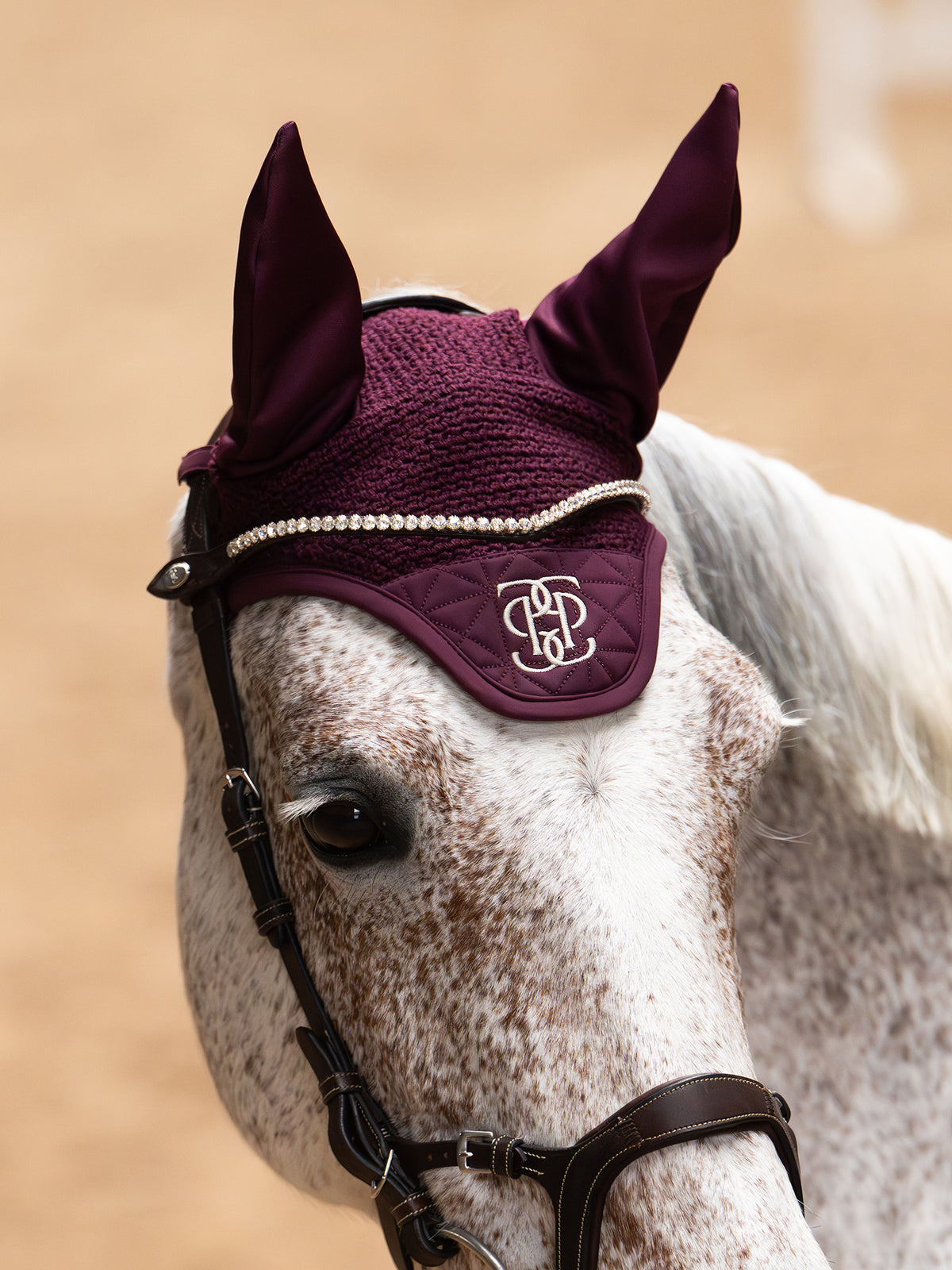 Diamond Quilt Jump Saddle Pad Plum