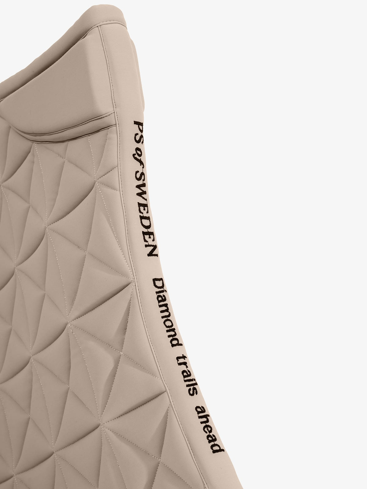 Diamond Quilt Jump Saddle Pad Latte