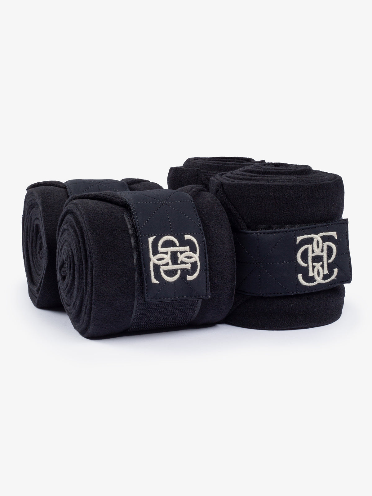 Diamond Quilt Polos - Black