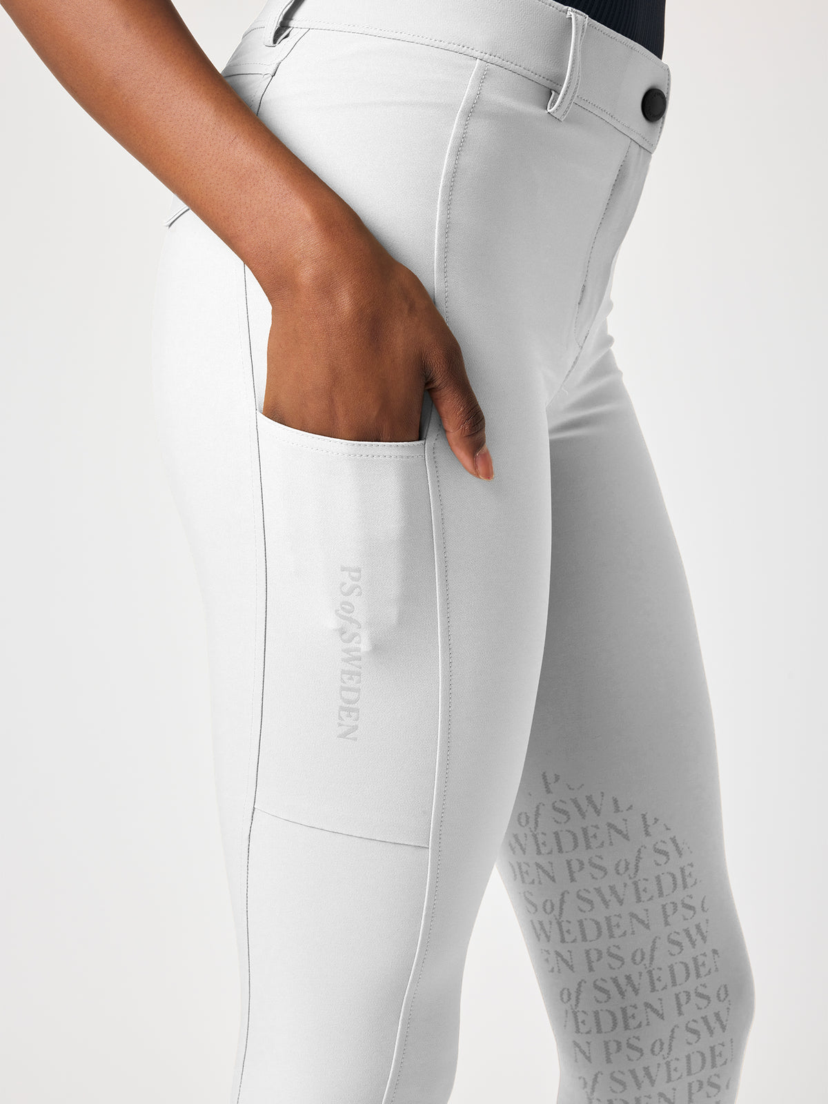 Pauline HG Mid Waist Breeches - White