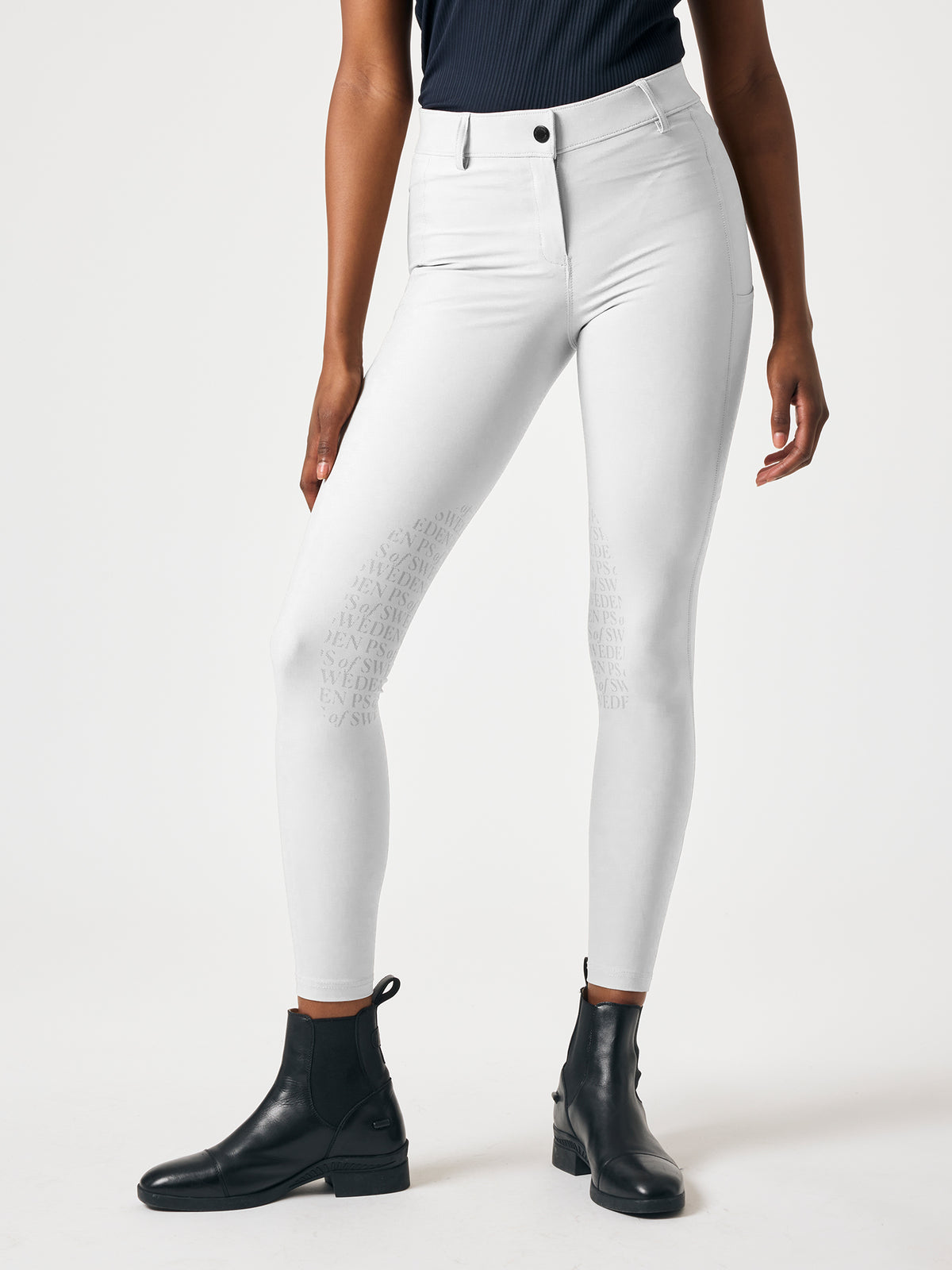 Pauline HG Mid Waist Breeches - White