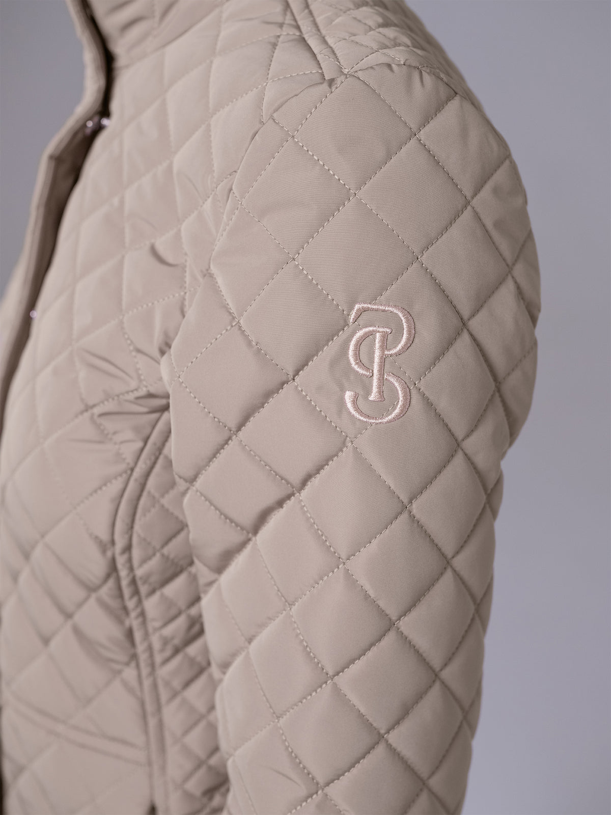 Lillian Quilted Jacket Greige