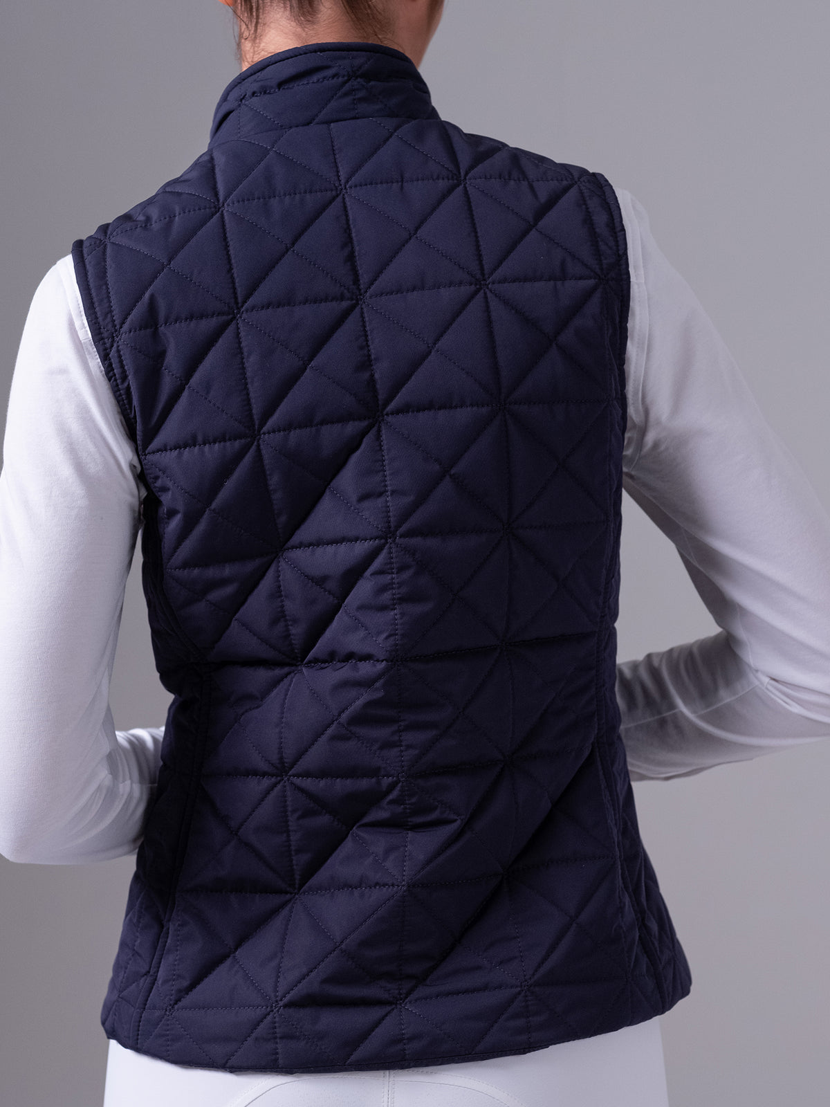 Goldie Quilted Vest Navy