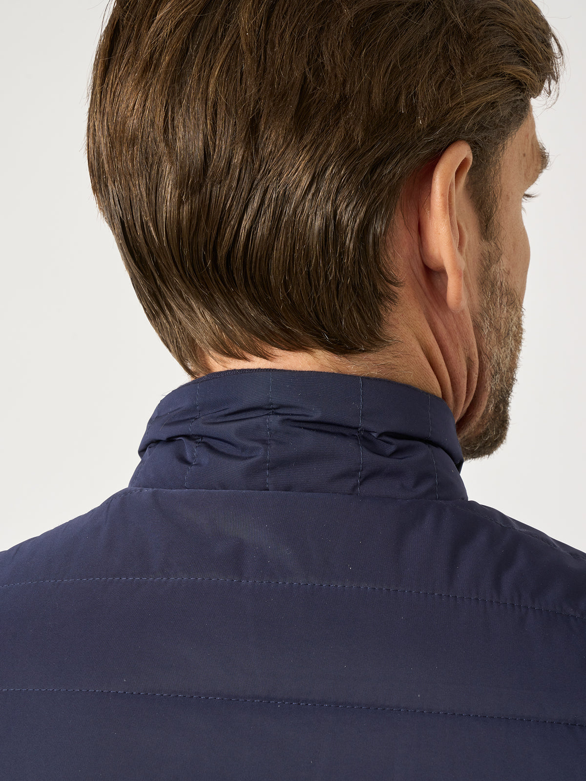 Patrick Quilted Vest Navy