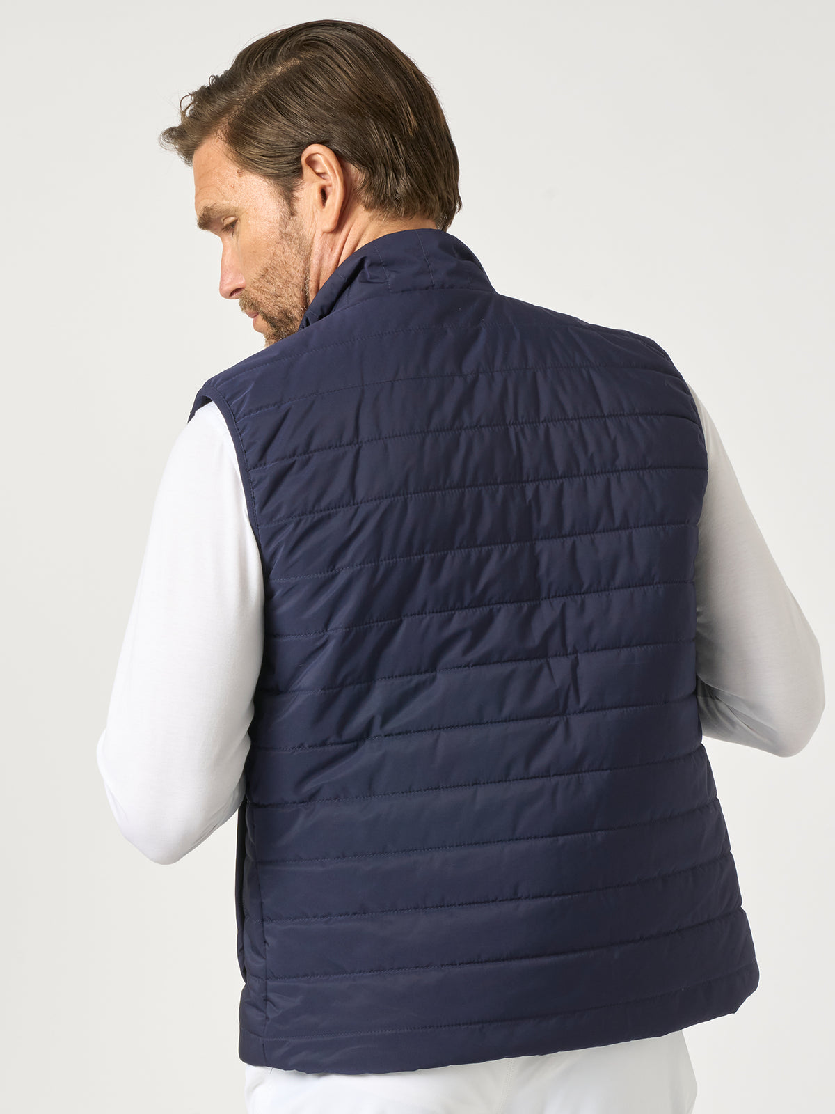 Patrick Quilted Vest Navy