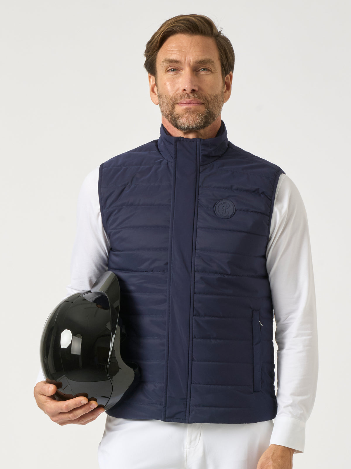 Patrick Quilted Vest Navy