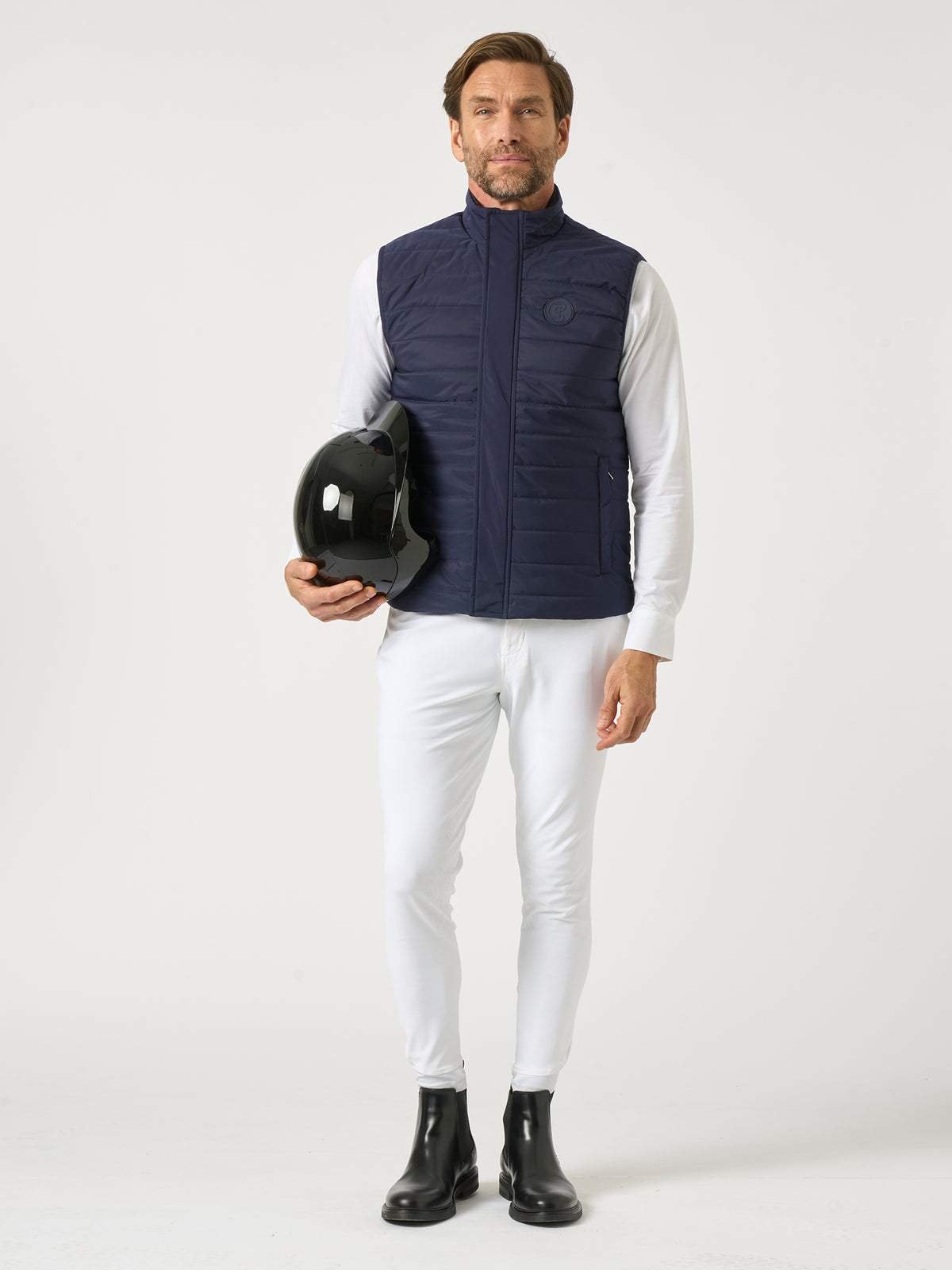 Patrick Quilted Vest Navy