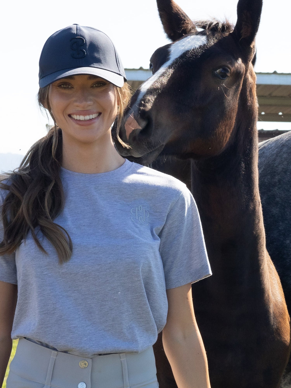Fabienne S/S Cotton T-shirt Grey Melange