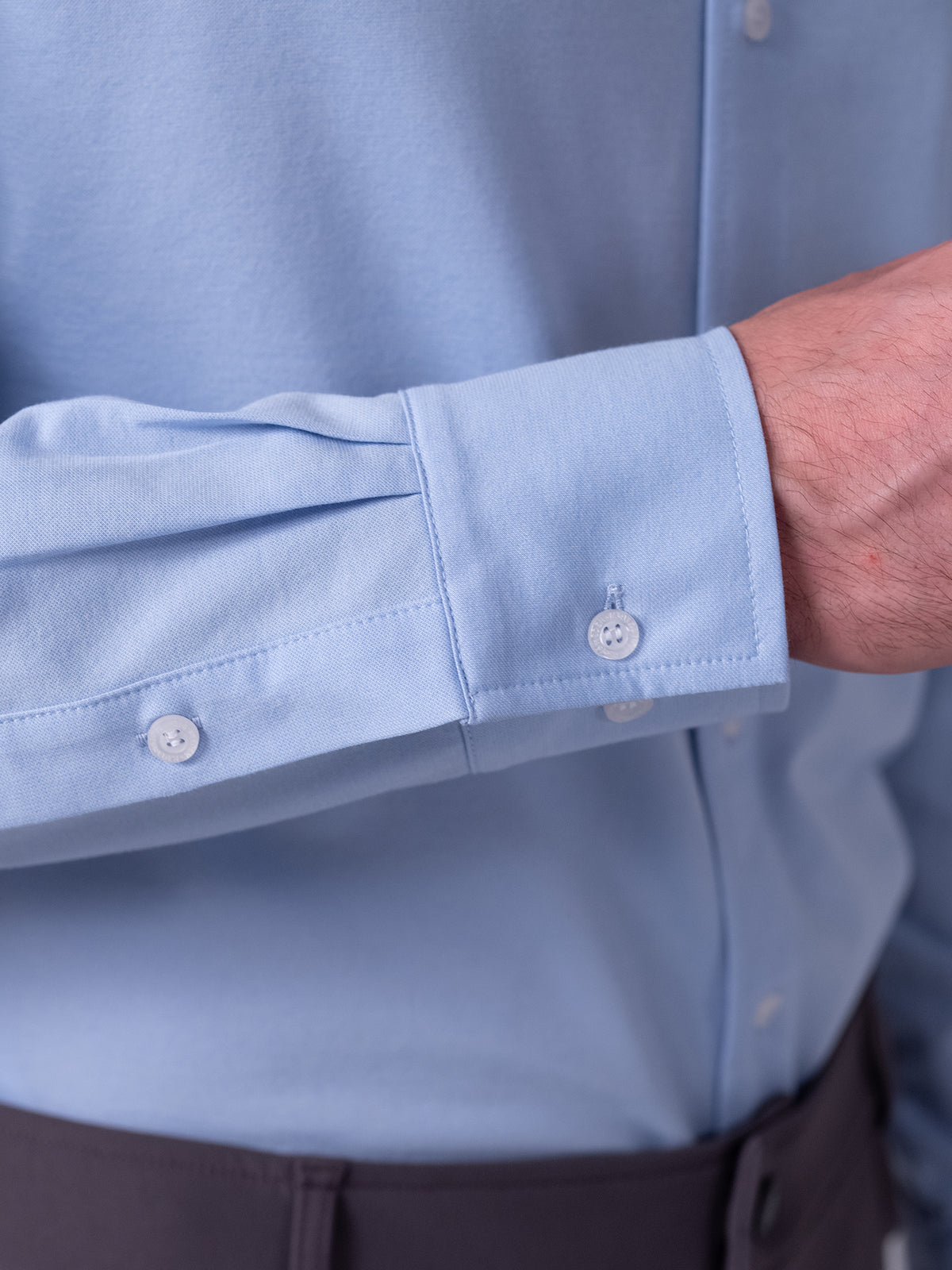 Roberto Pique Shirt Light blue