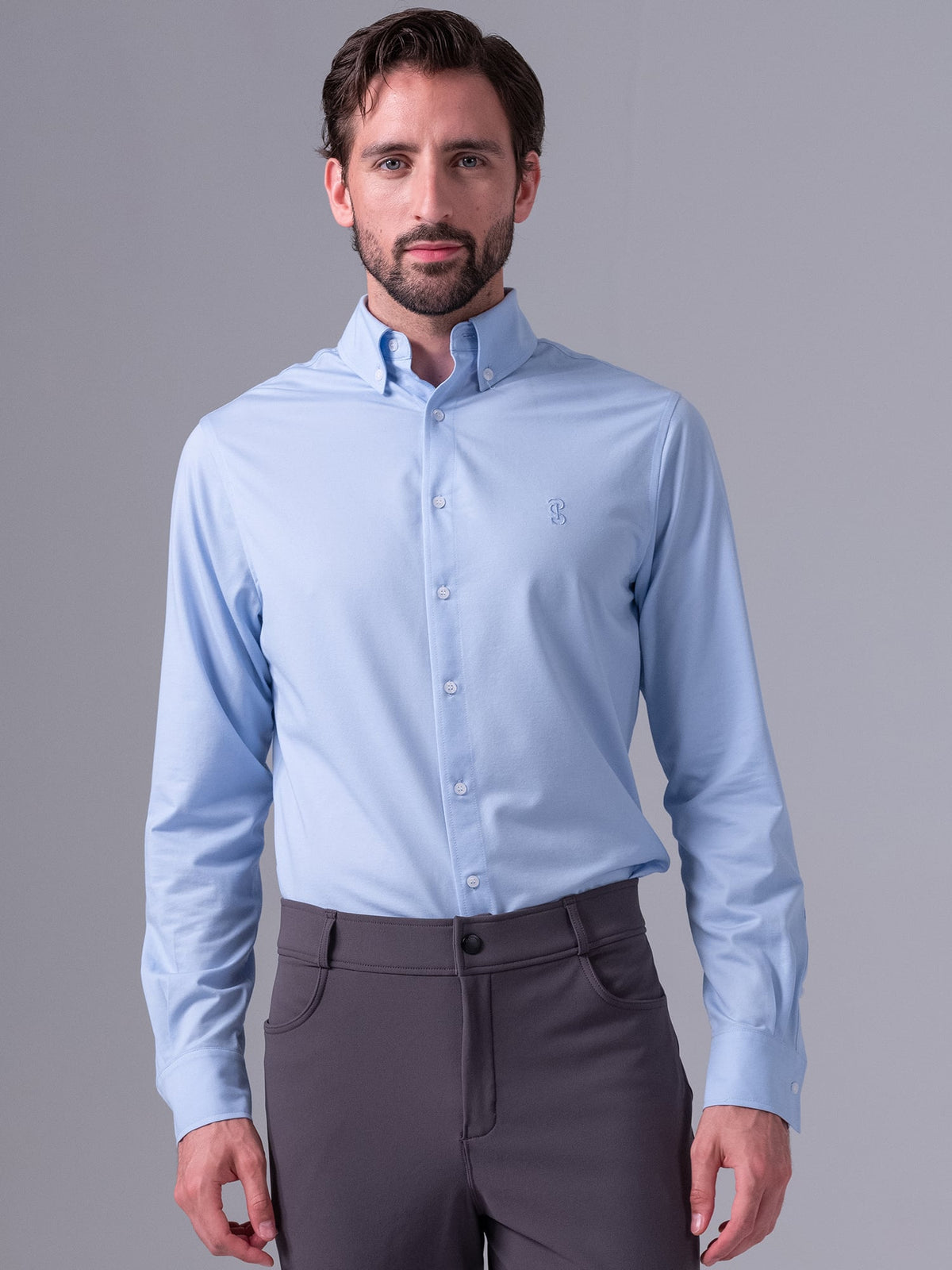 Roberto Pique Shirt Light blue