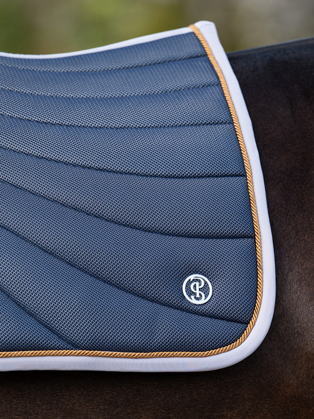 Airflow Mesh Dressage Saddle Pad Navy