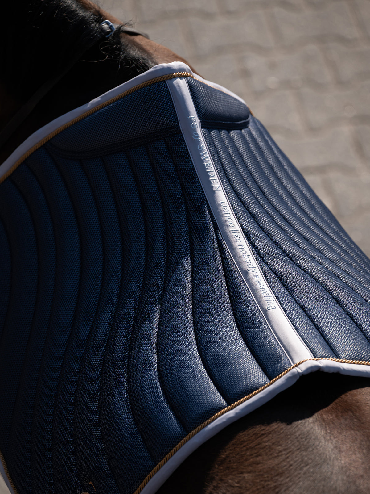 Airflow Mesh Jump Saddle Pad Navy