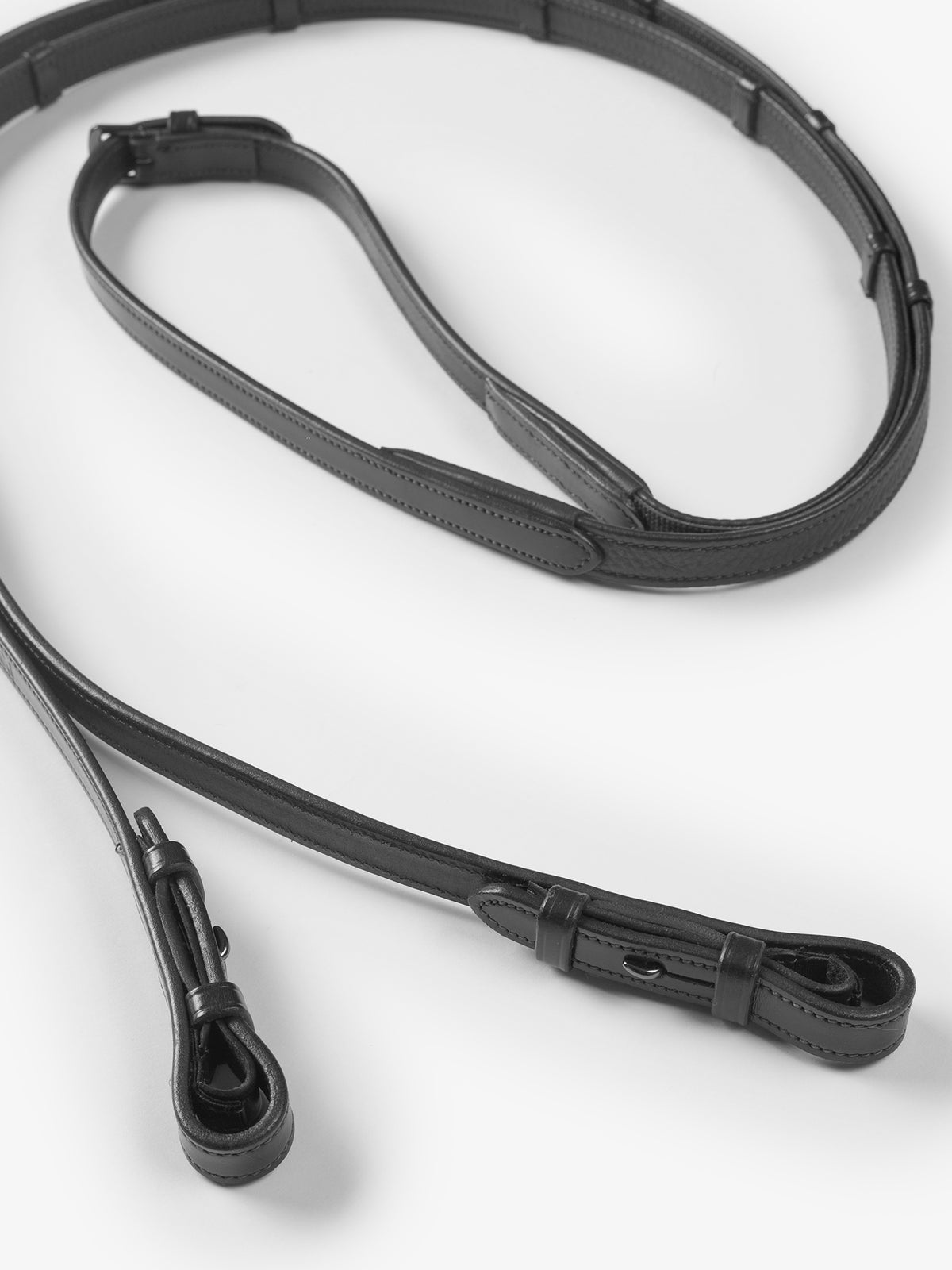 Reins Dressage Softy / Supergrip Flat Black