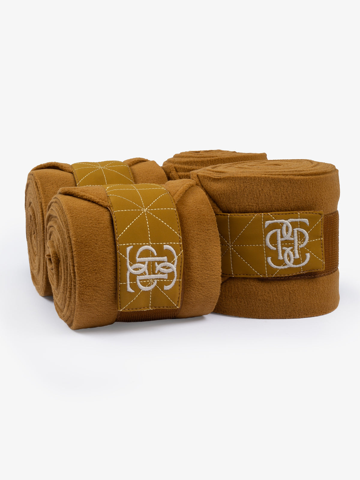 Diamond Quilt Polos - Golden Brown