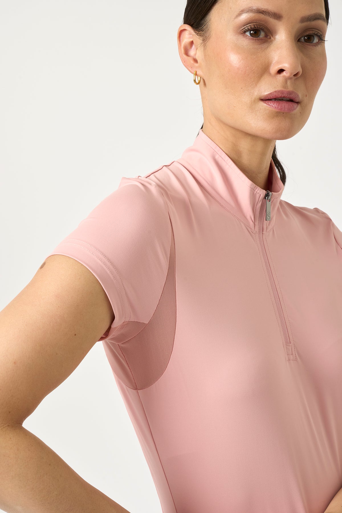 Everly Quote S/S Base Layer Hortensia pink